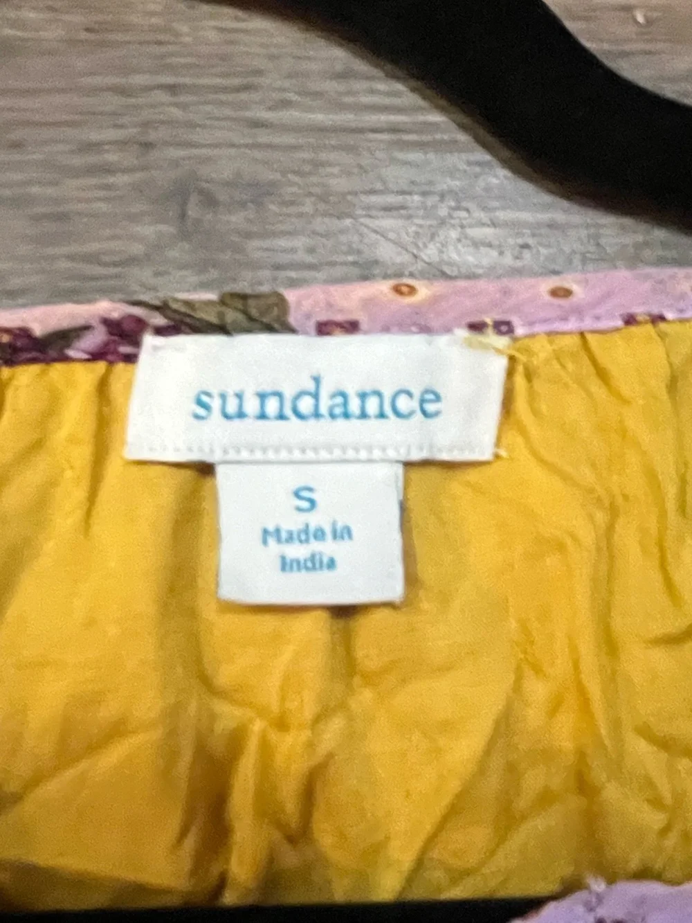 Sundance Floral Dreams Blouse | Small | Boho Sheer Floral Top - Picture 6 of 8